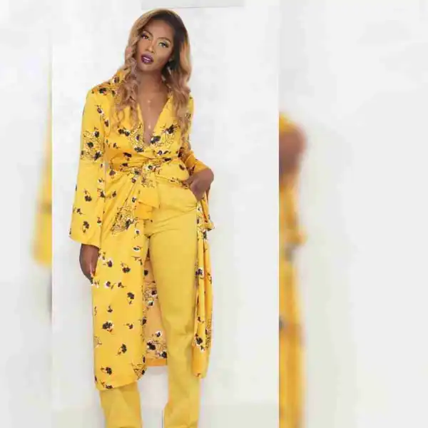 Tiwa Savage Receives City People Awards, Stuns In Lovely Outfit